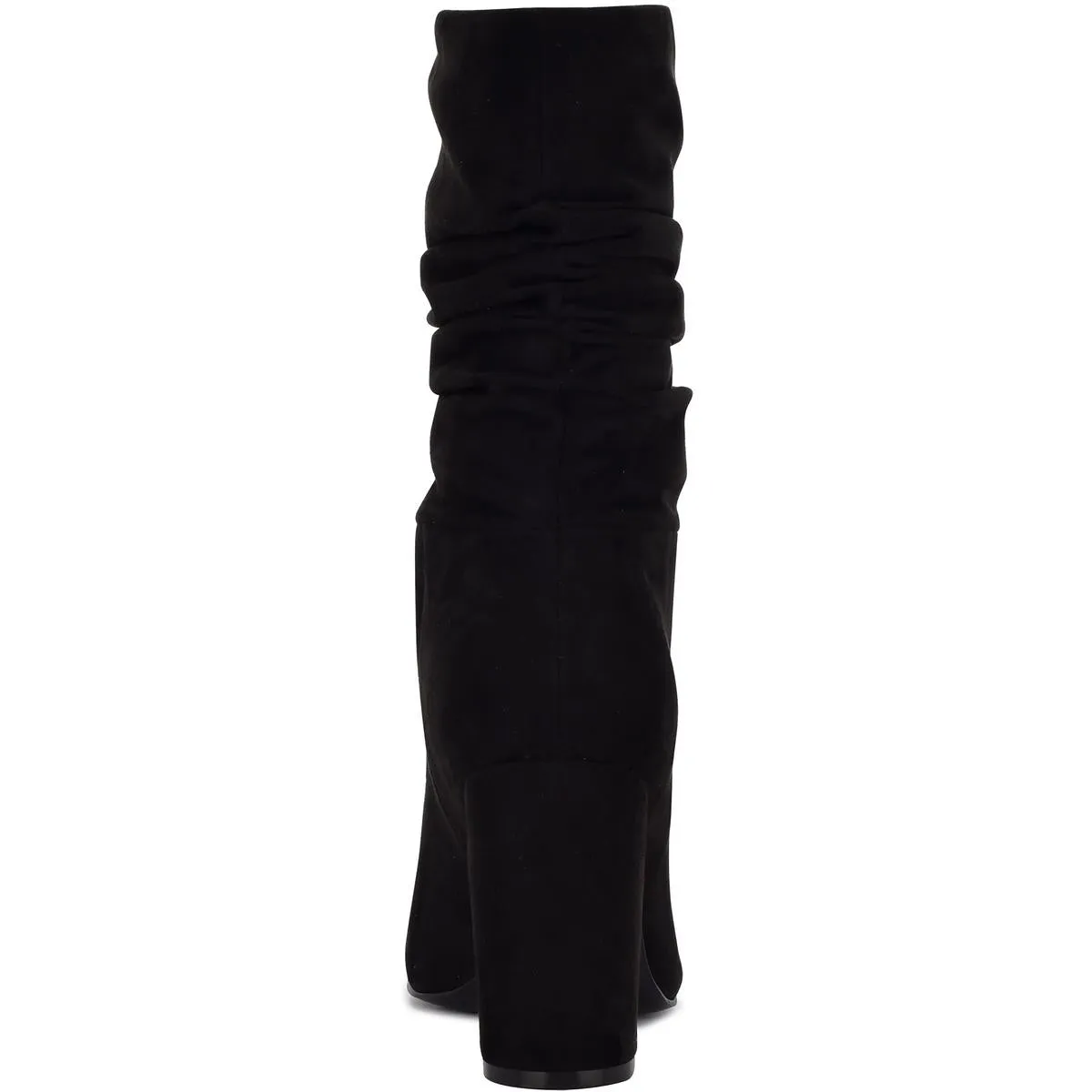 Denner 2 Womens Microsuede Covered Heel Mid-Calf Boots