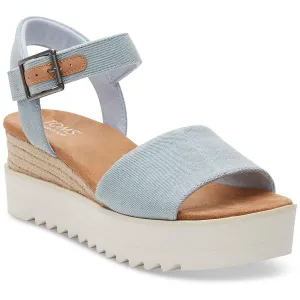 Diana Womens Woven Wedge Sandals