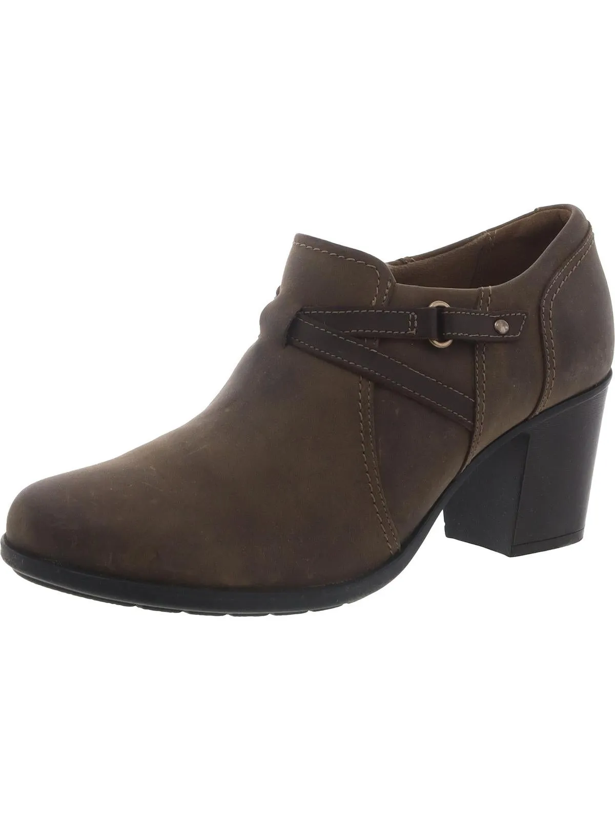Diane Lela Womens Block Heel Padded Insole Ankle Boots