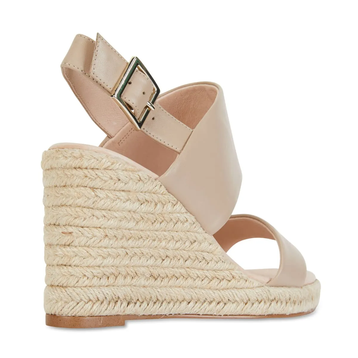 Dice Espadrille in Nude Leather