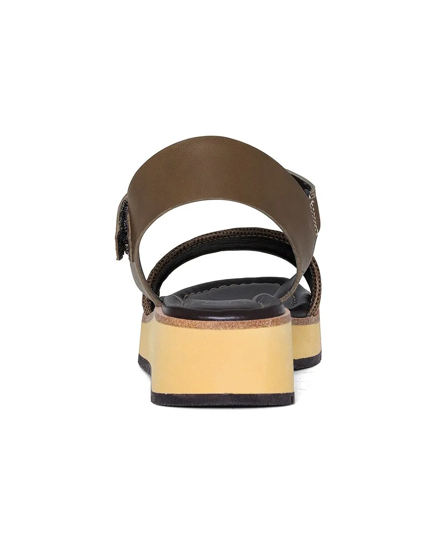 Donald Pliner Kinsley Leather-Trim Sandal