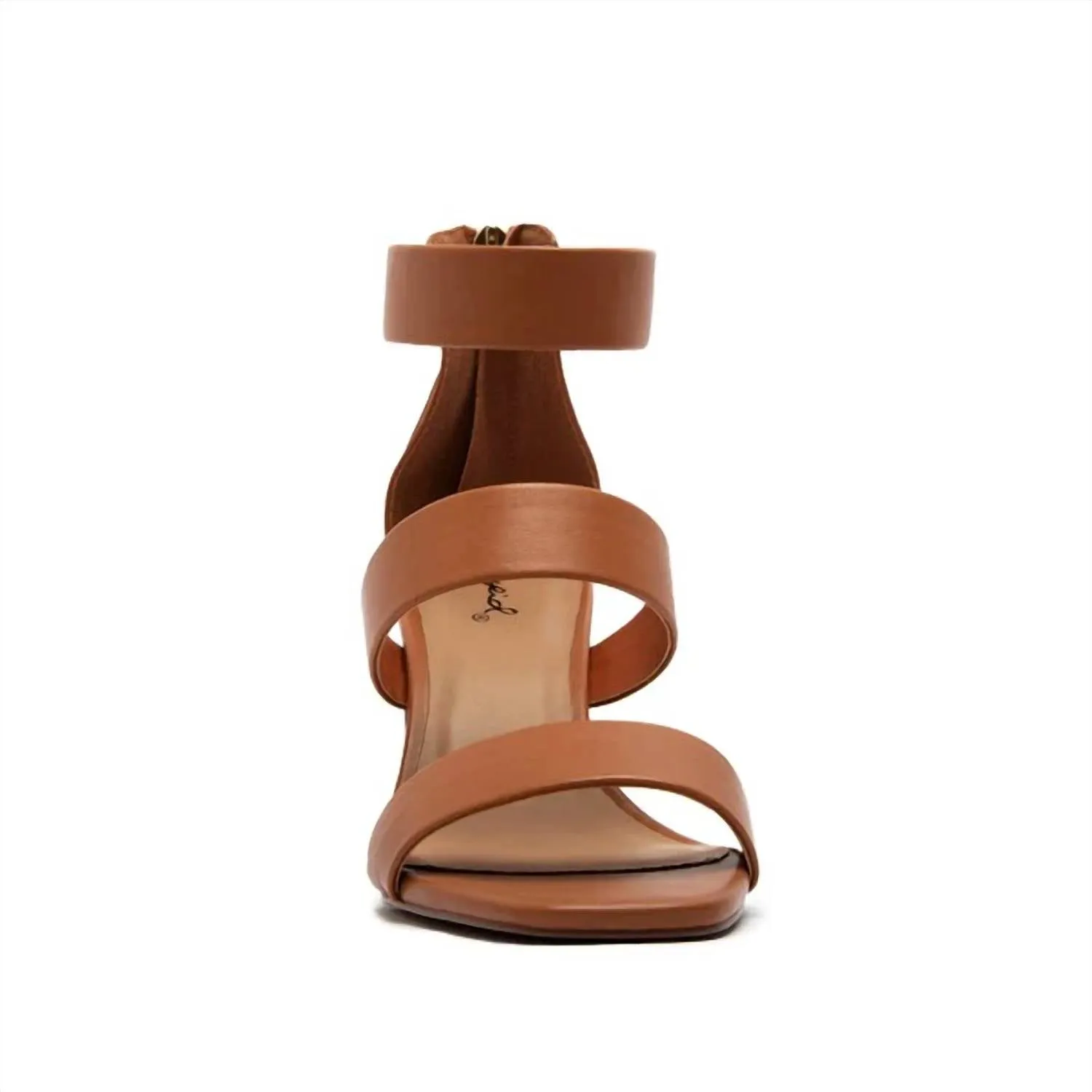 Dorcas Heeled Sandal In Camel