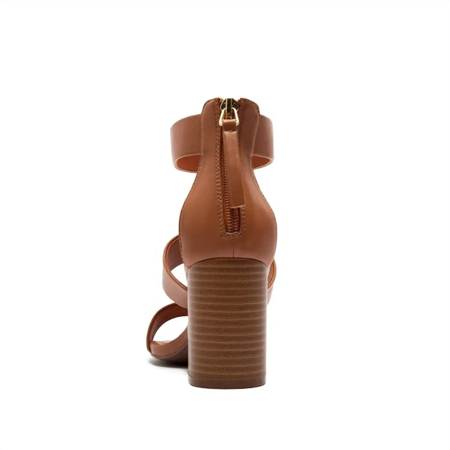 Dorcas Heeled Sandal In Camel