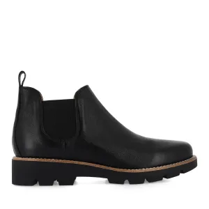 DRARIA - BLACK LEATHER BLACK SOLE