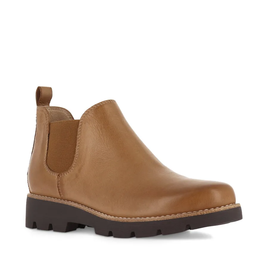 DRARIA - DARK TAN LEATHER / CHOC SOLE