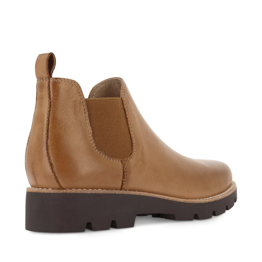 DRARIA - DARK TAN LEATHER / CHOC SOLE