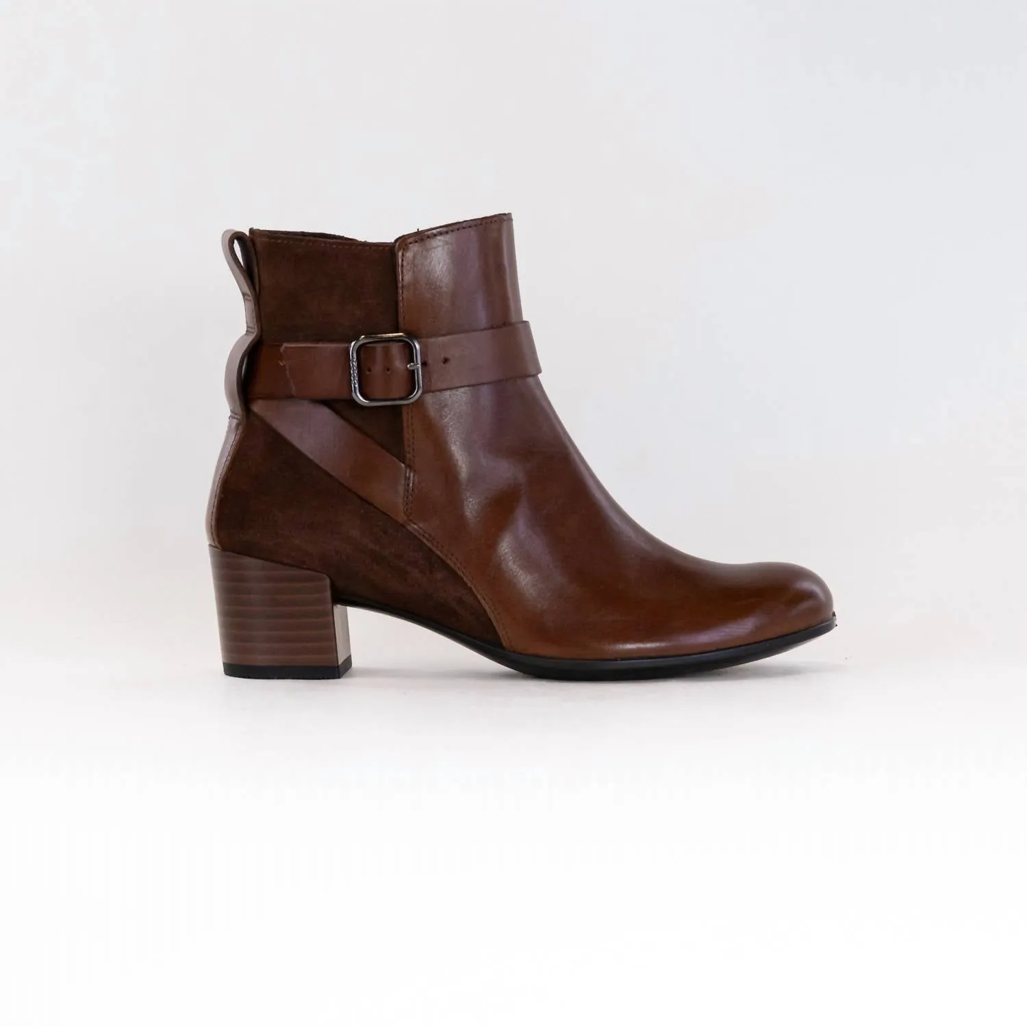 Dress Classic 35Mm Buckle Ankle Boot In Walnut