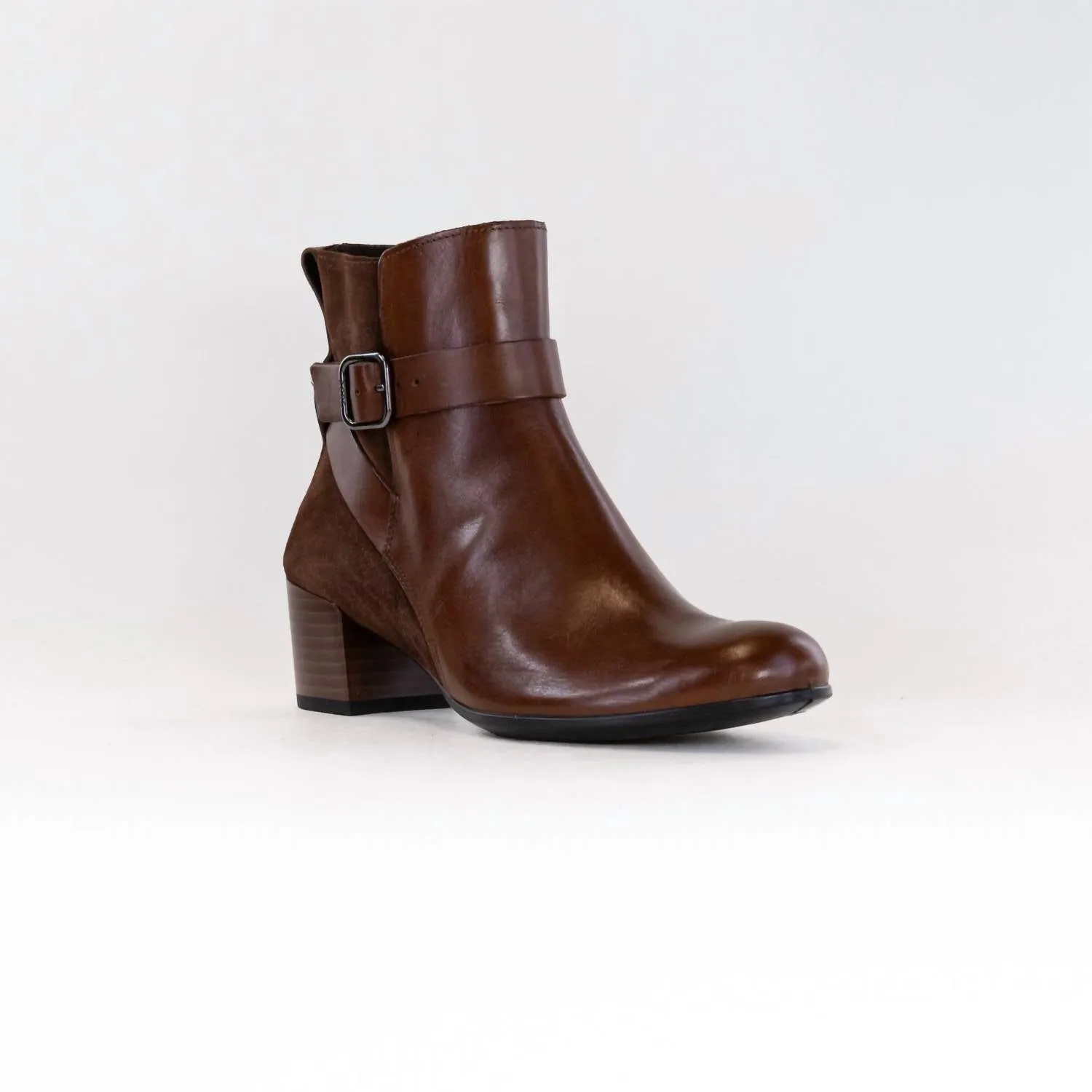 Dress Classic 35Mm Buckle Ankle Boot In Walnut