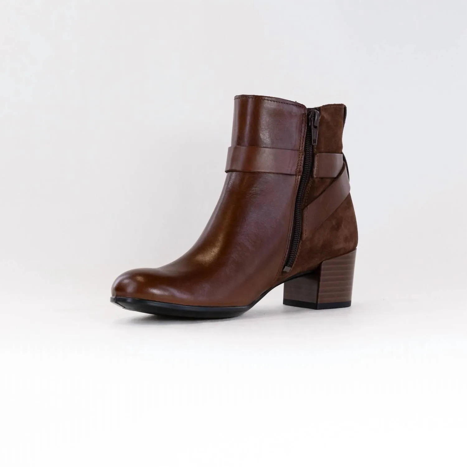 Dress Classic 35Mm Buckle Ankle Boot In Walnut