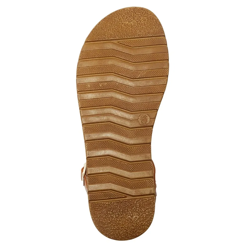 Eliza Sandal in Tan Smooth