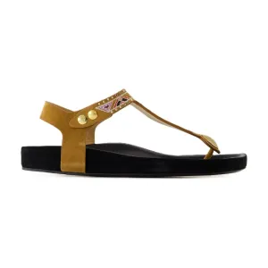Enore Sandals - Leather - Khaki