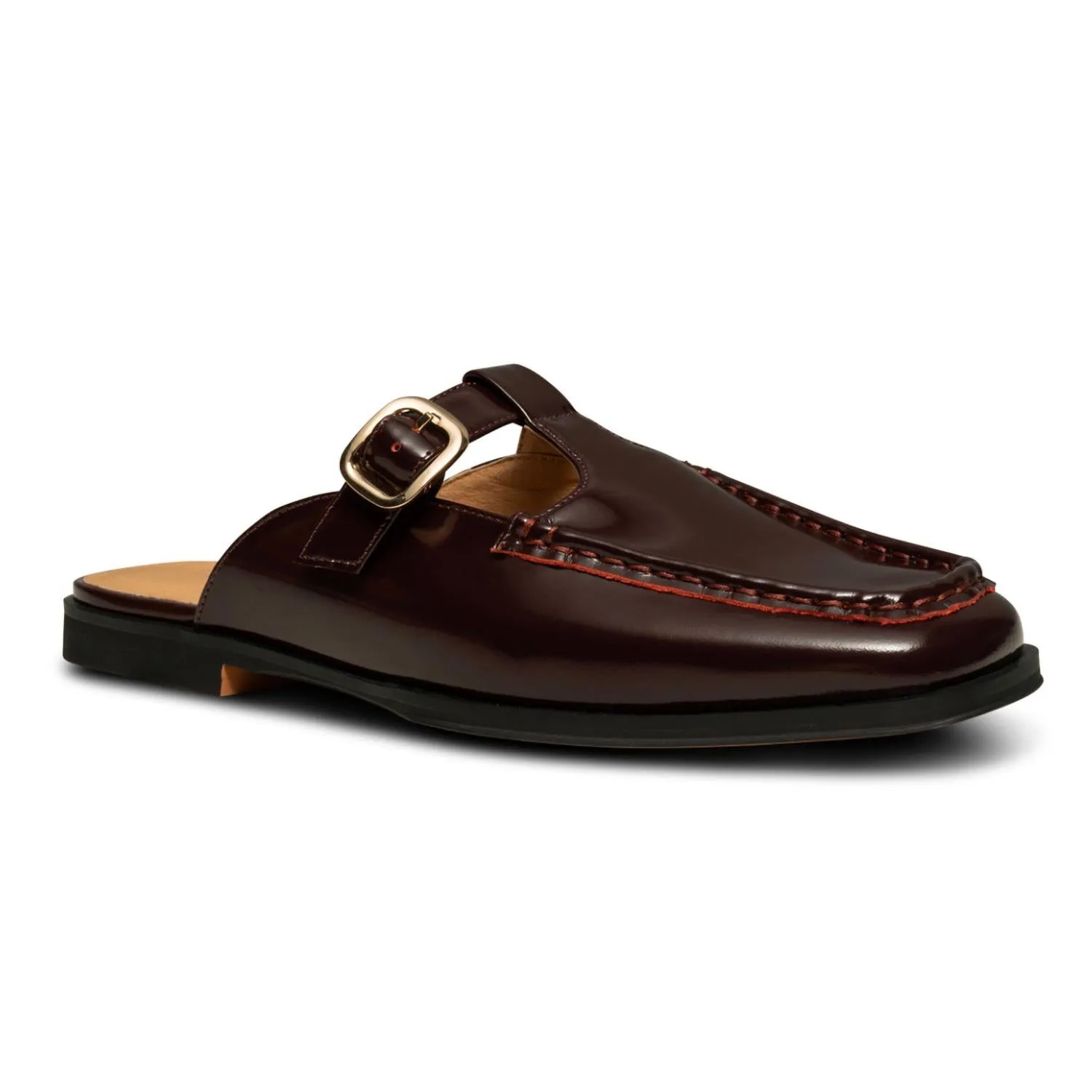 Erika Slide In Bordeux High Shine