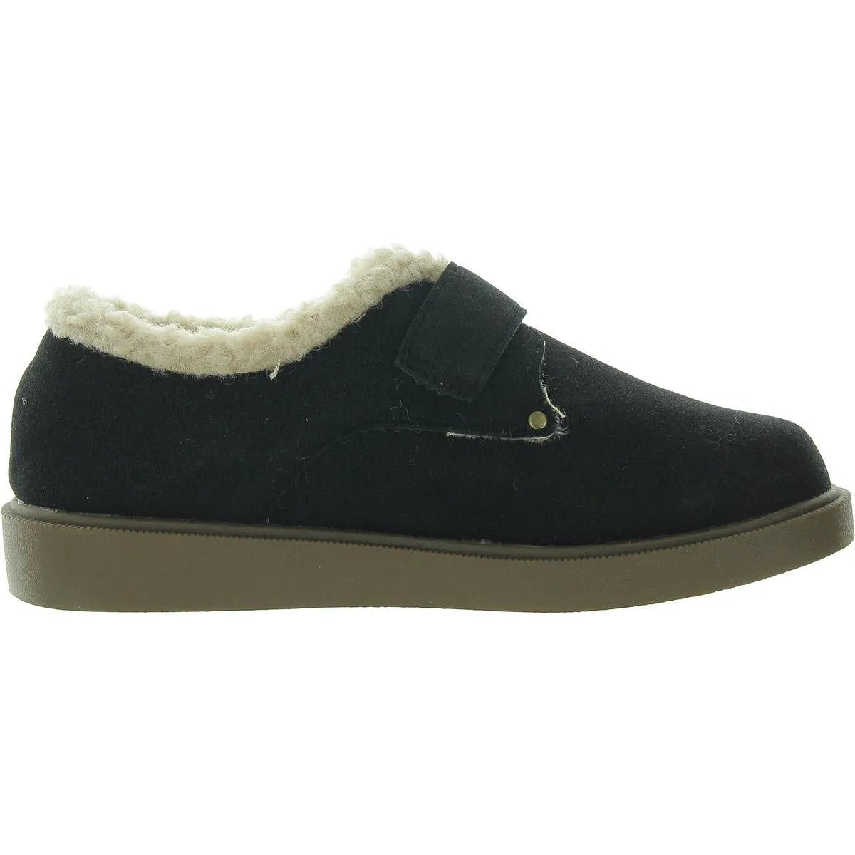 Erza Womens Faux Fur Faux Suede Shearling Boots