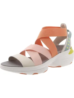Explorer Blitz Multistrap Womens Leather Stretch Slingback Sandals
