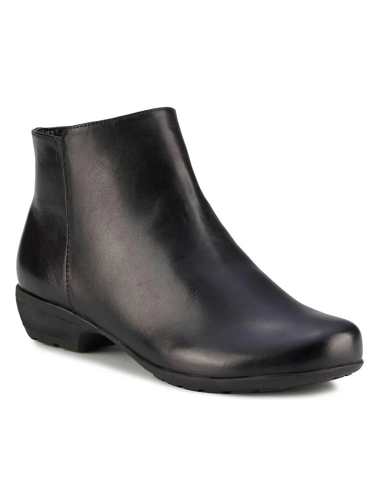 EZRA Womens Leather Ankle Boots