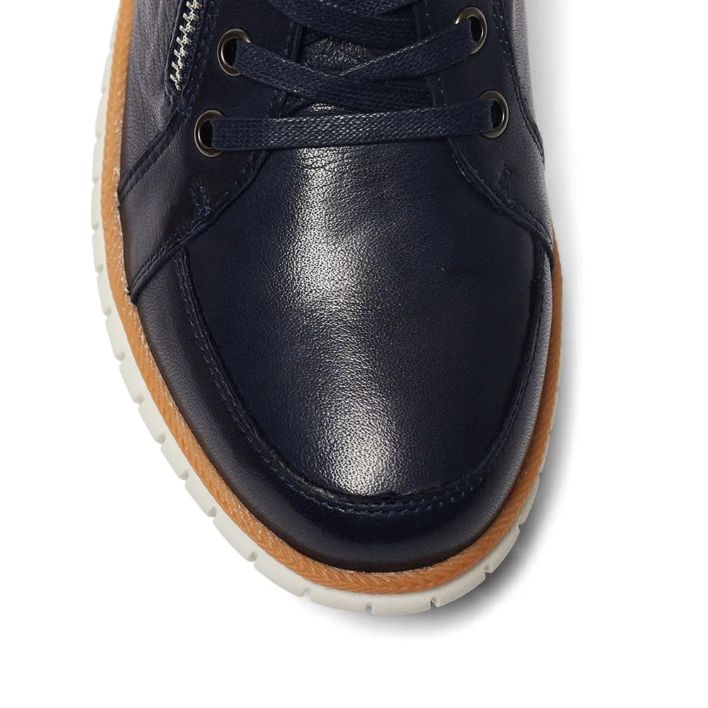 Fable Boot in Navy Leather