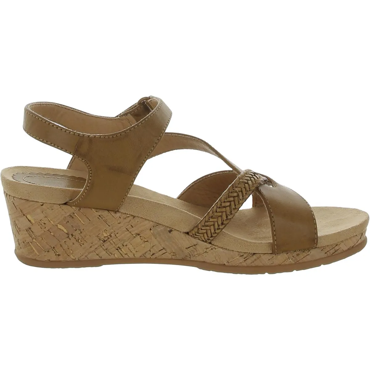 Farah Womens Faux Leather Ankle Strap