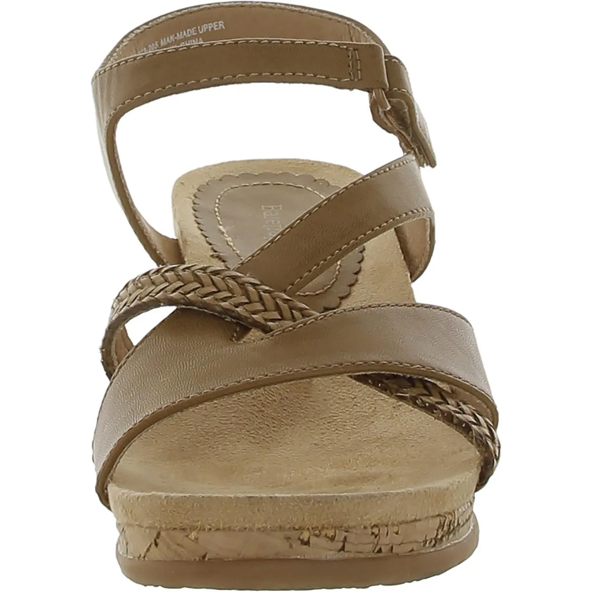Farah Womens Faux Leather Ankle Strap