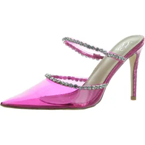 Fatima    Womens Slip On Transparent Strappy Sandals