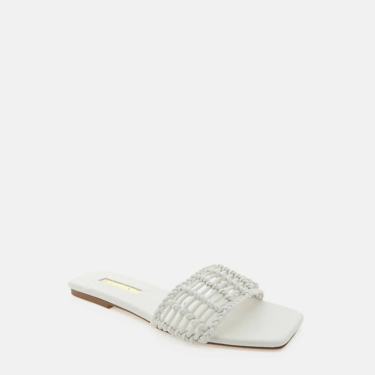 Fayla Slide Sandal In White