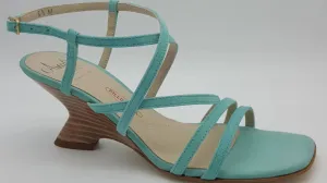 Firma Wedge Sandal In Turquoise