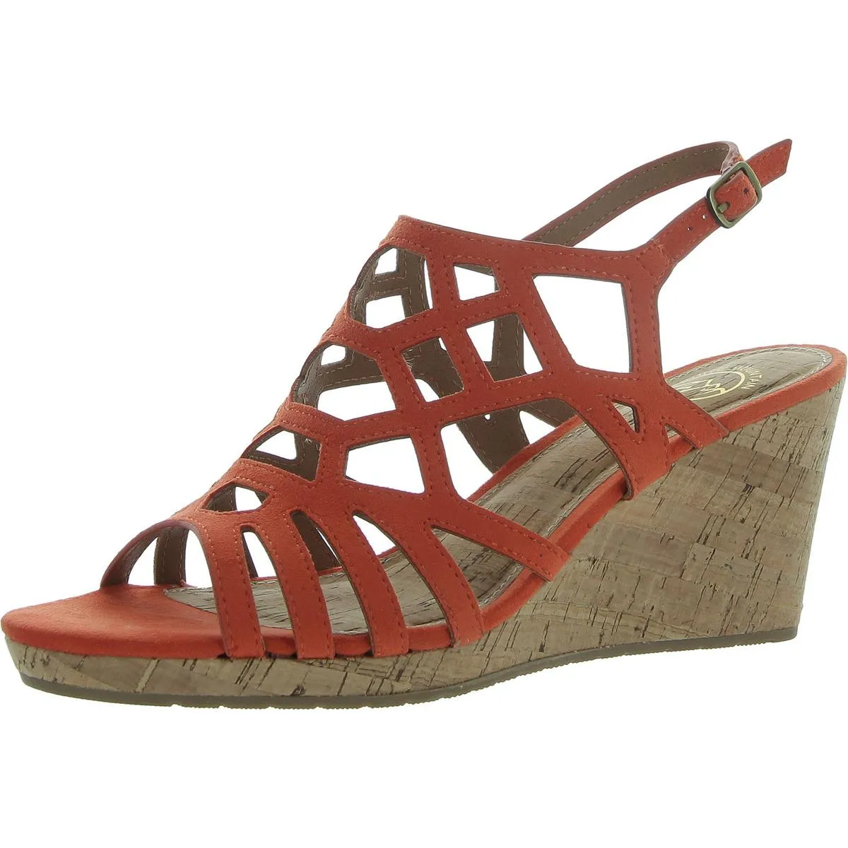 Flaming Womens Sling Back Wedges Wedge Sandals