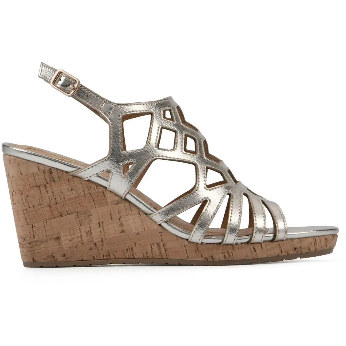 Flaming Womens Sling Back Wedges Wedge Sandals