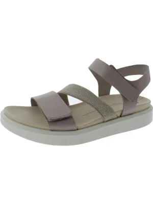 Flowt 2 Womens Velcro Leather Wedge Sandals