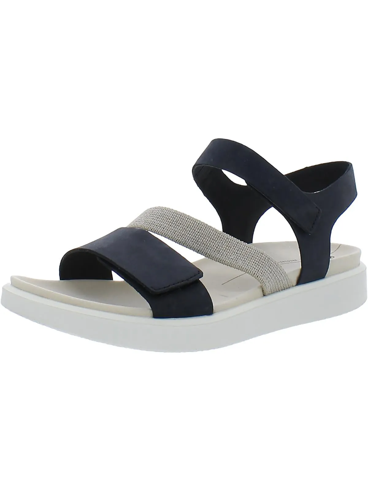 Flowt 2 Womens Velcro Leather Wedge Sandals