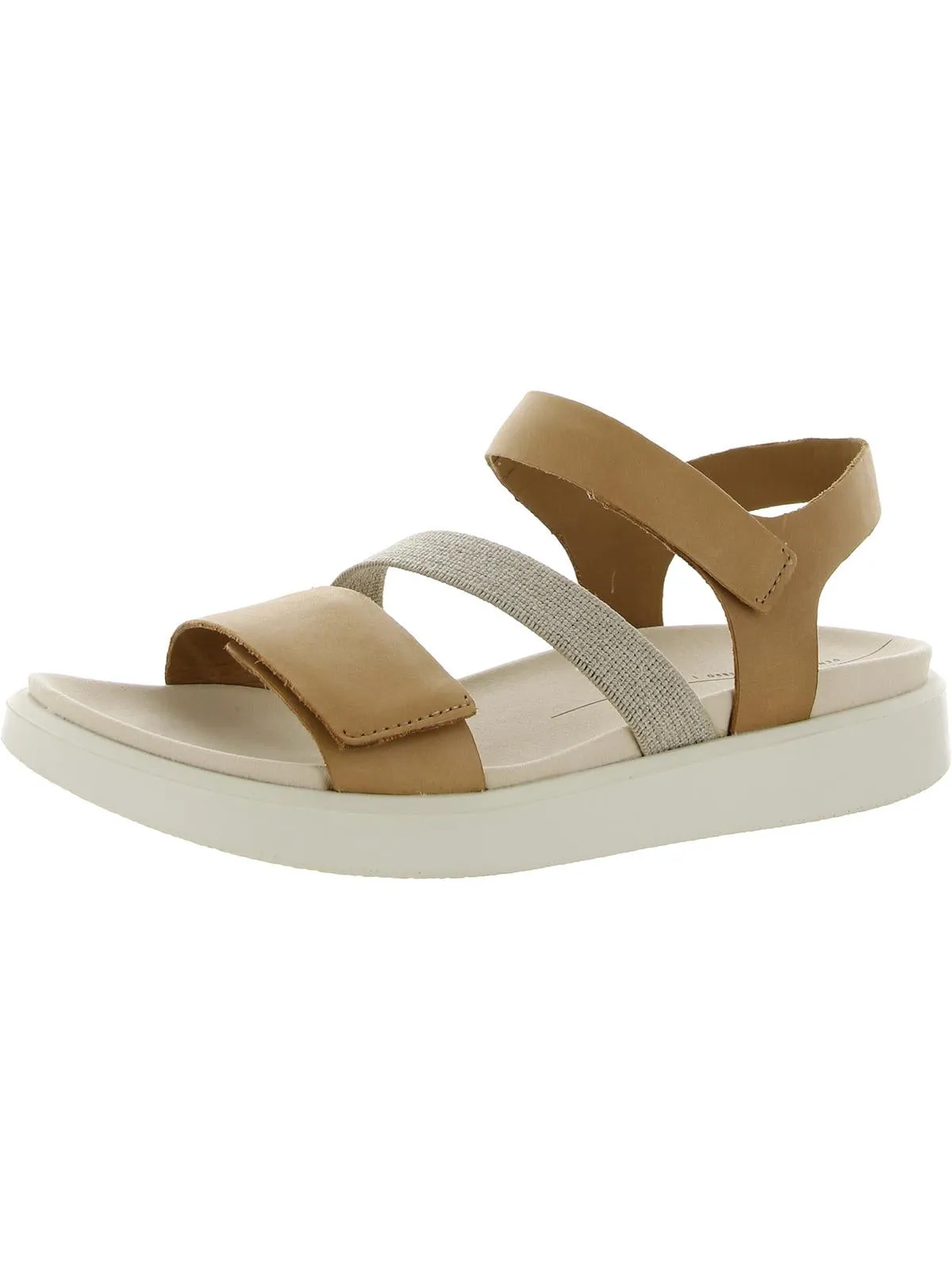 Flowt 2 Womens Velcro Leather Wedge Sandals