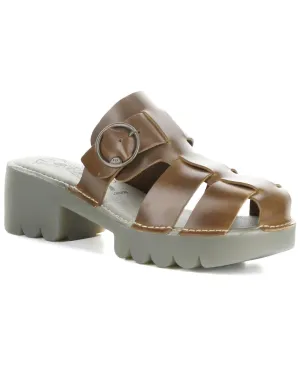 FLY London Envy Leather Sandal