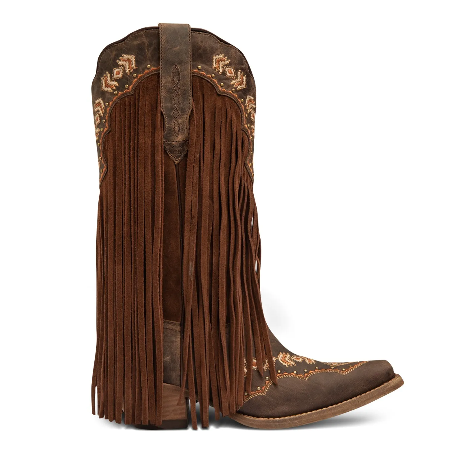 Franny Leather Cowgirl Boots - Classic Western Style & Comfort By Buck & Brana fra