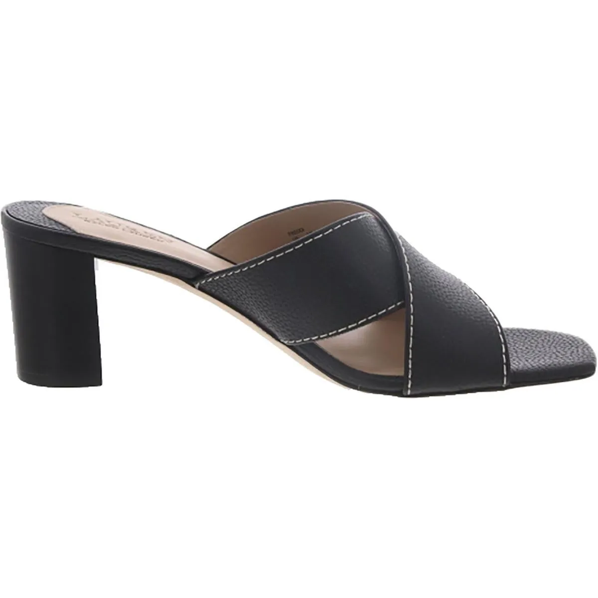 Freddi Womens Leather Dressy Slide Sandals