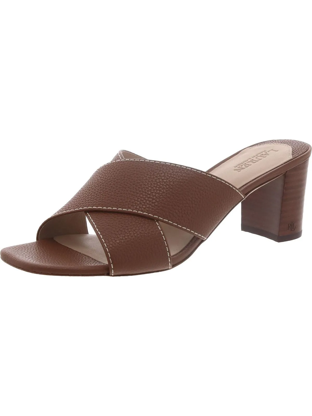 Freddi Womens Leather Dressy Slide Sandals