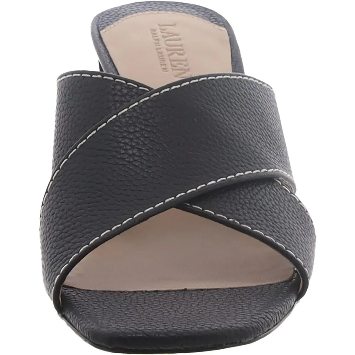 Freddi Womens Leather Dressy Slide Sandals