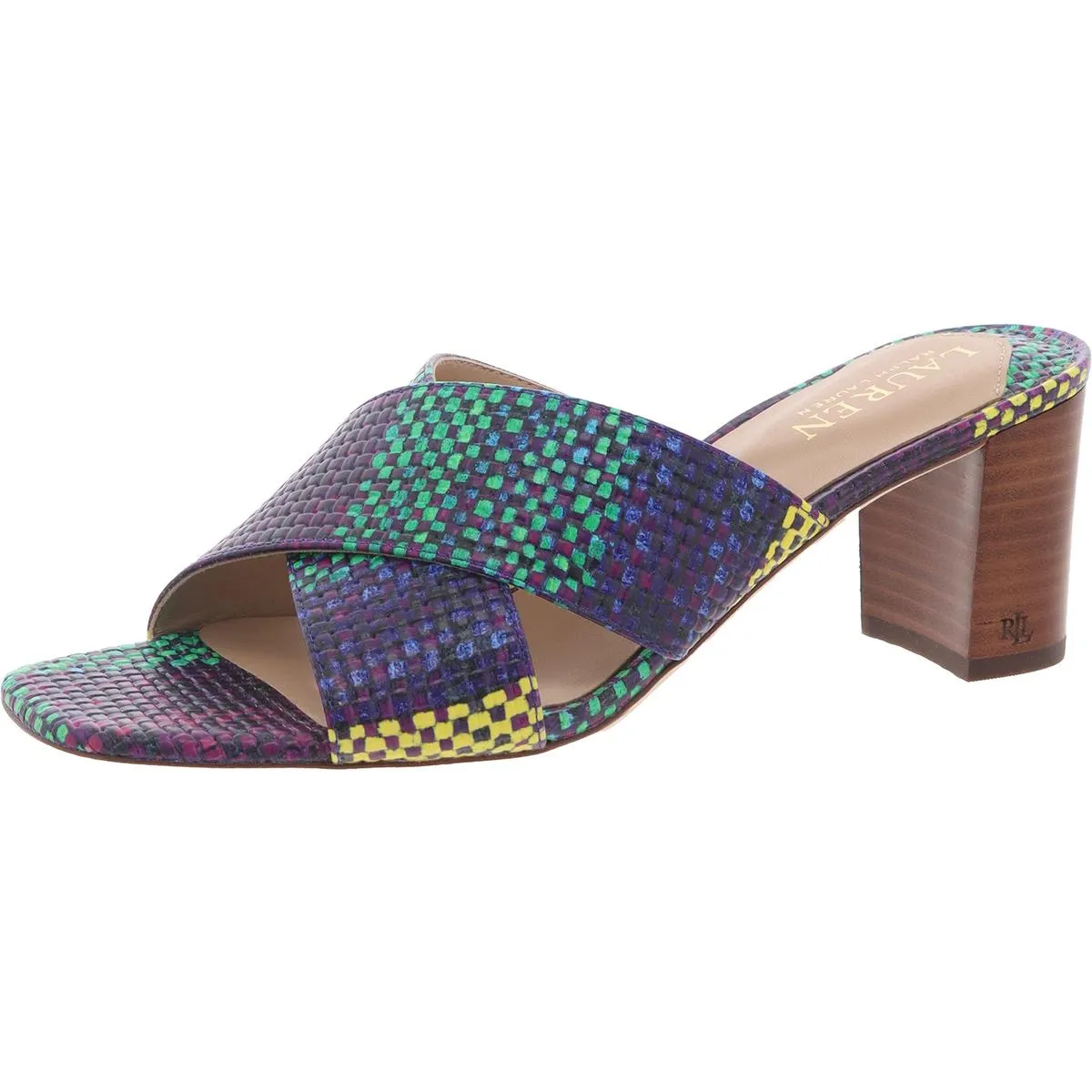 Freddi Womens Leather Dressy Slide Sandals