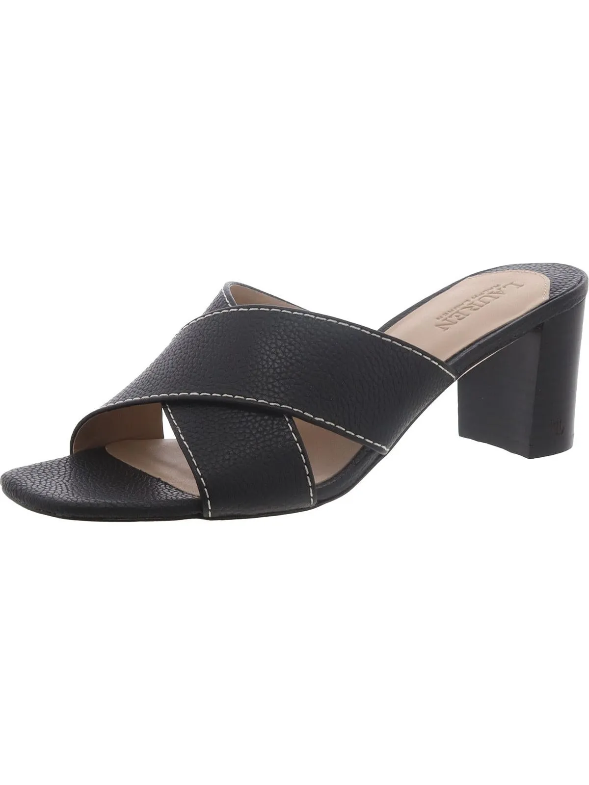 Freddi Womens Leather Dressy Slide Sandals