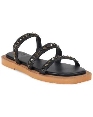 Frye Faye Studded Slide Leather Sandal