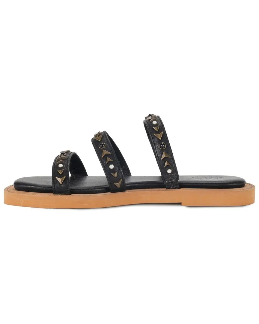 Frye Faye Studded Slide Leather Sandal