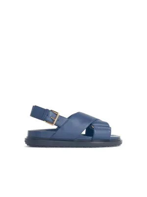 Fussbett' Blue Leather Sandals