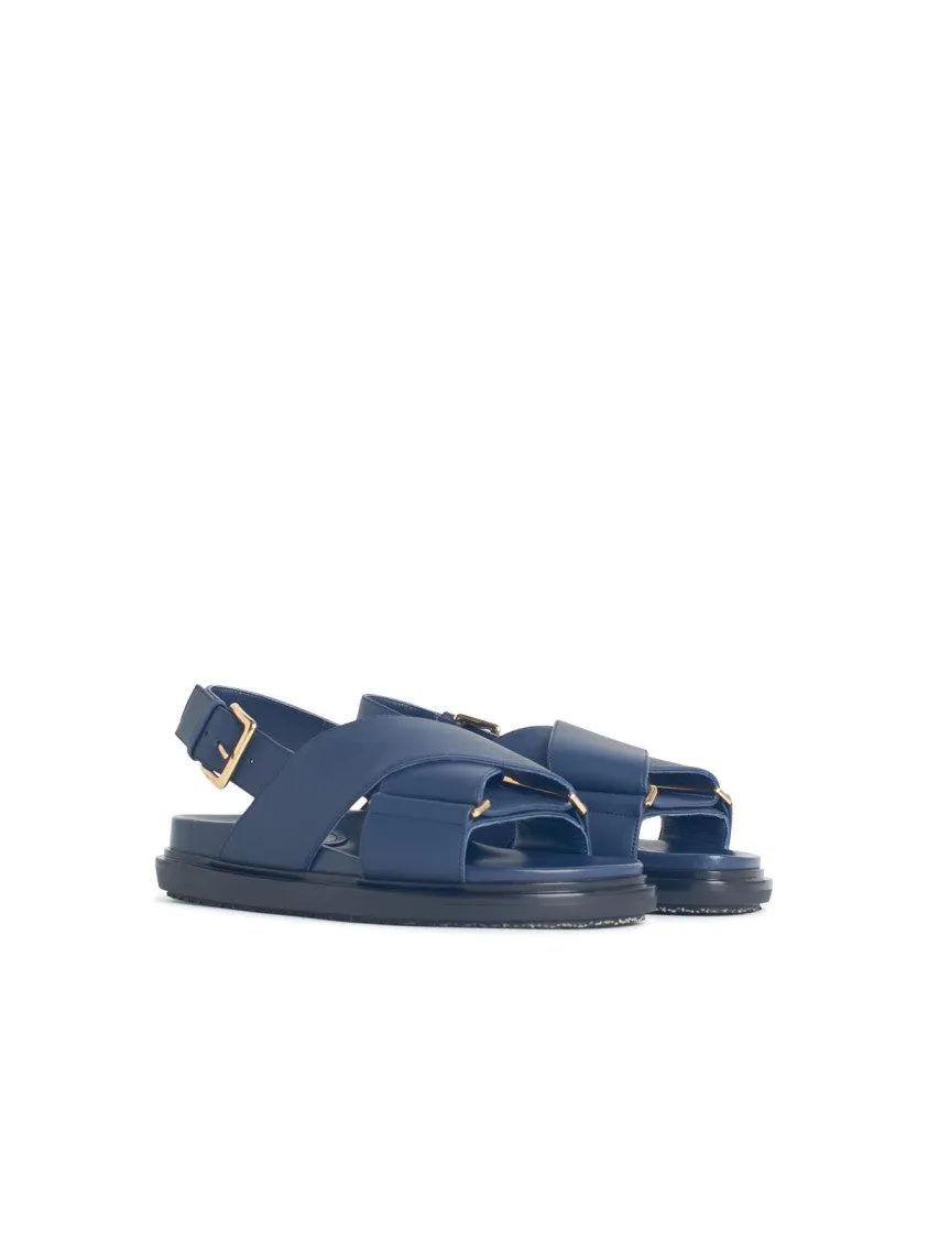 Fussbett' Blue Leather Sandals