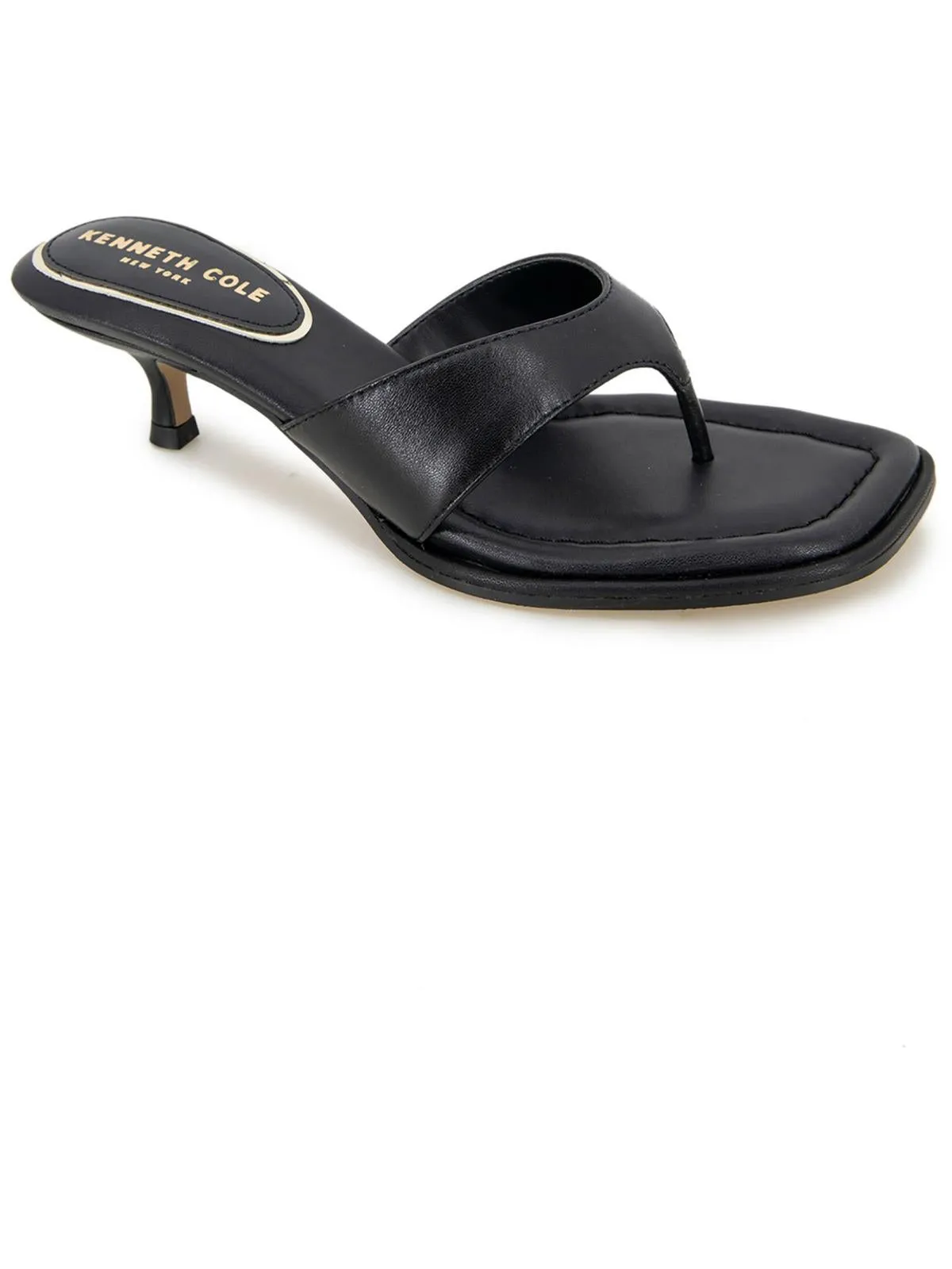 Geneva Womens Leather Dressy Slide Sandals