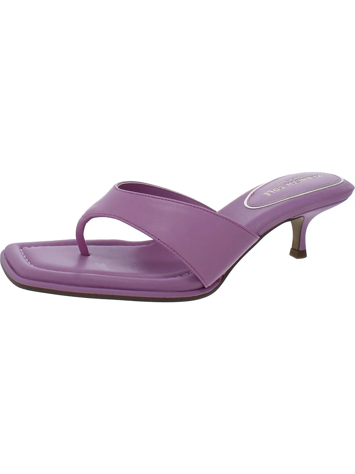 Geneva Womens Leather Dressy Slide Sandals