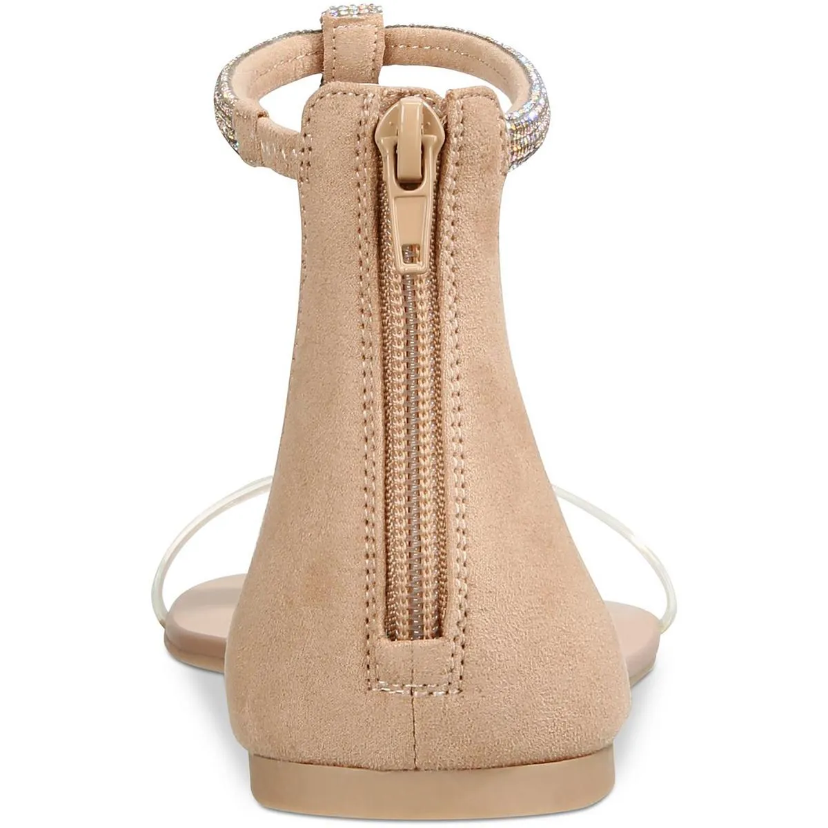 Germani Womens Embellished Knot-Front Thong Sandals