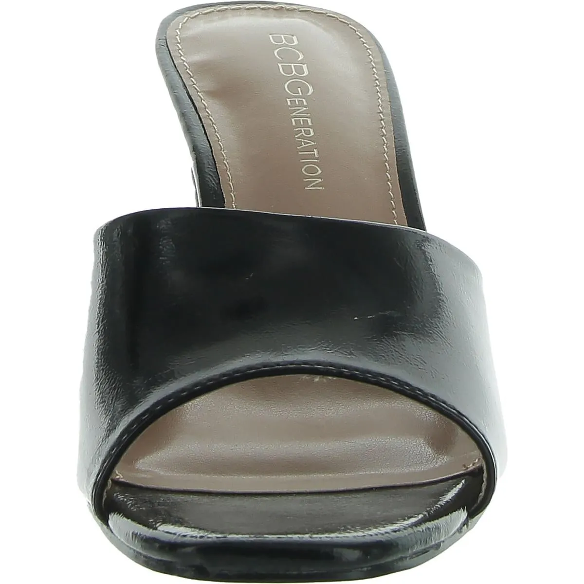 Giani Womens Open Toe Rhinestone Slide Sandals