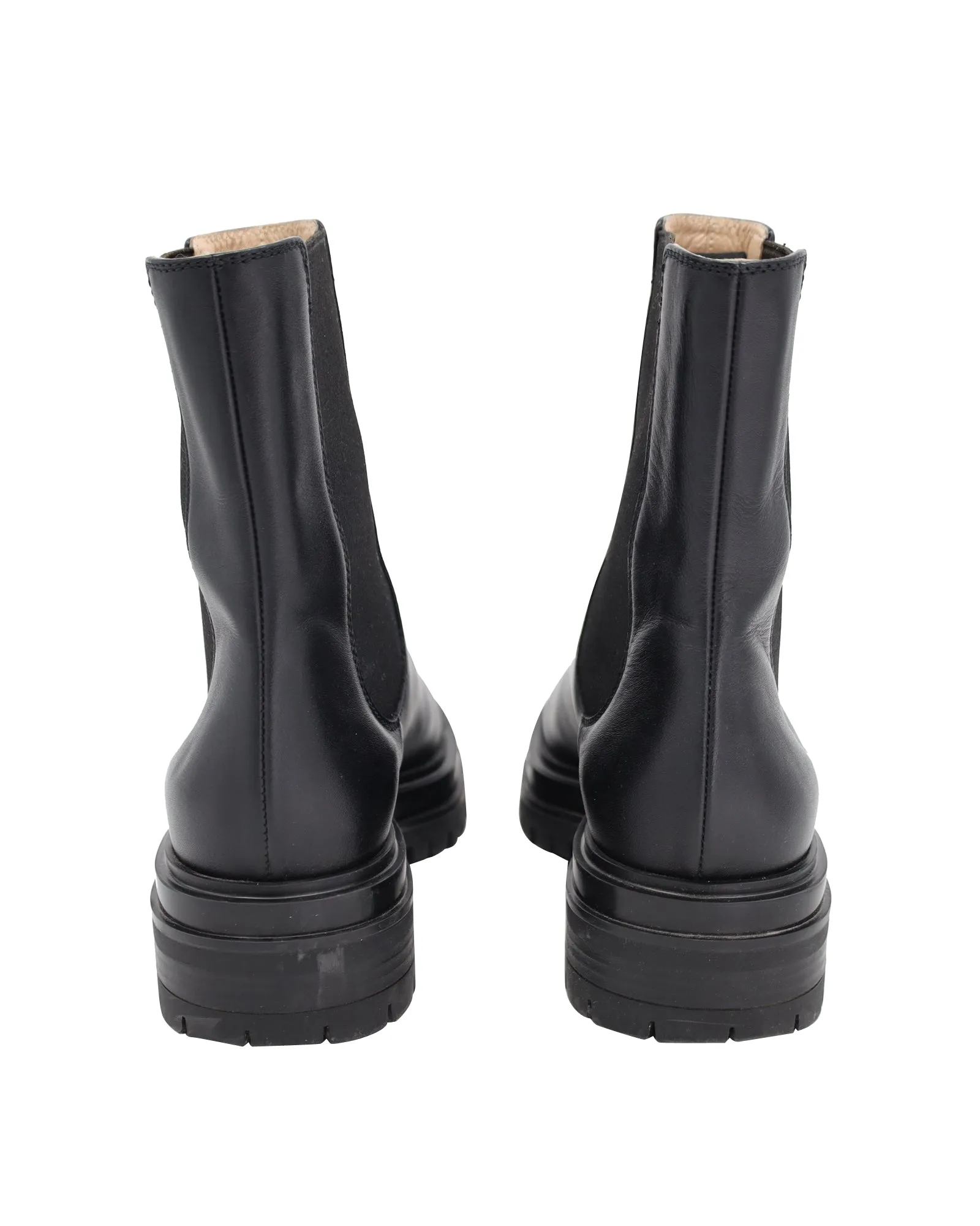 Gianvito Rossi Chester Chelsea Boots in Black Leather
