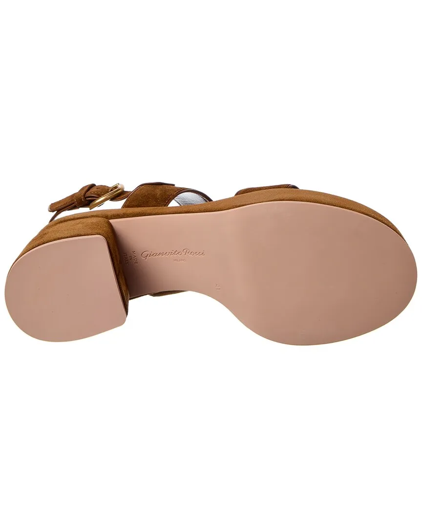 Gianvito Rossi Melrose Leather Sandal