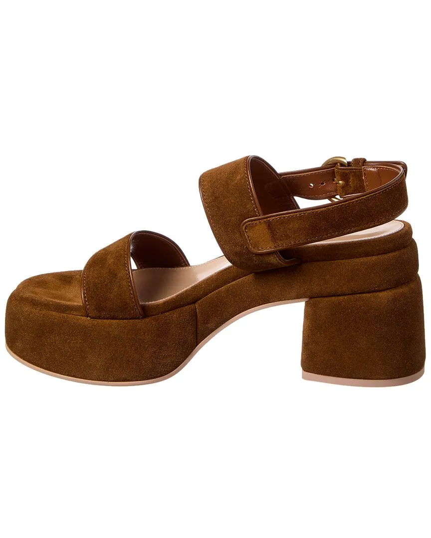 Gianvito Rossi Melrose Leather Sandal