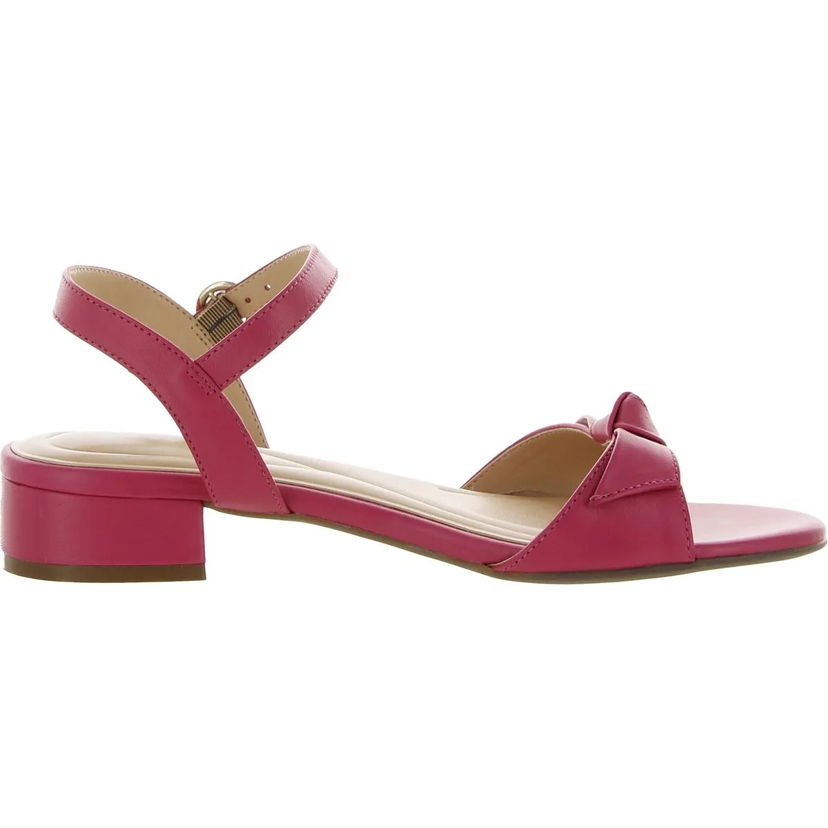 Ginova Womens Leather Ankle Strap Heels