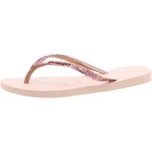 Glitter II Womens Thong Slide Flip-Flops